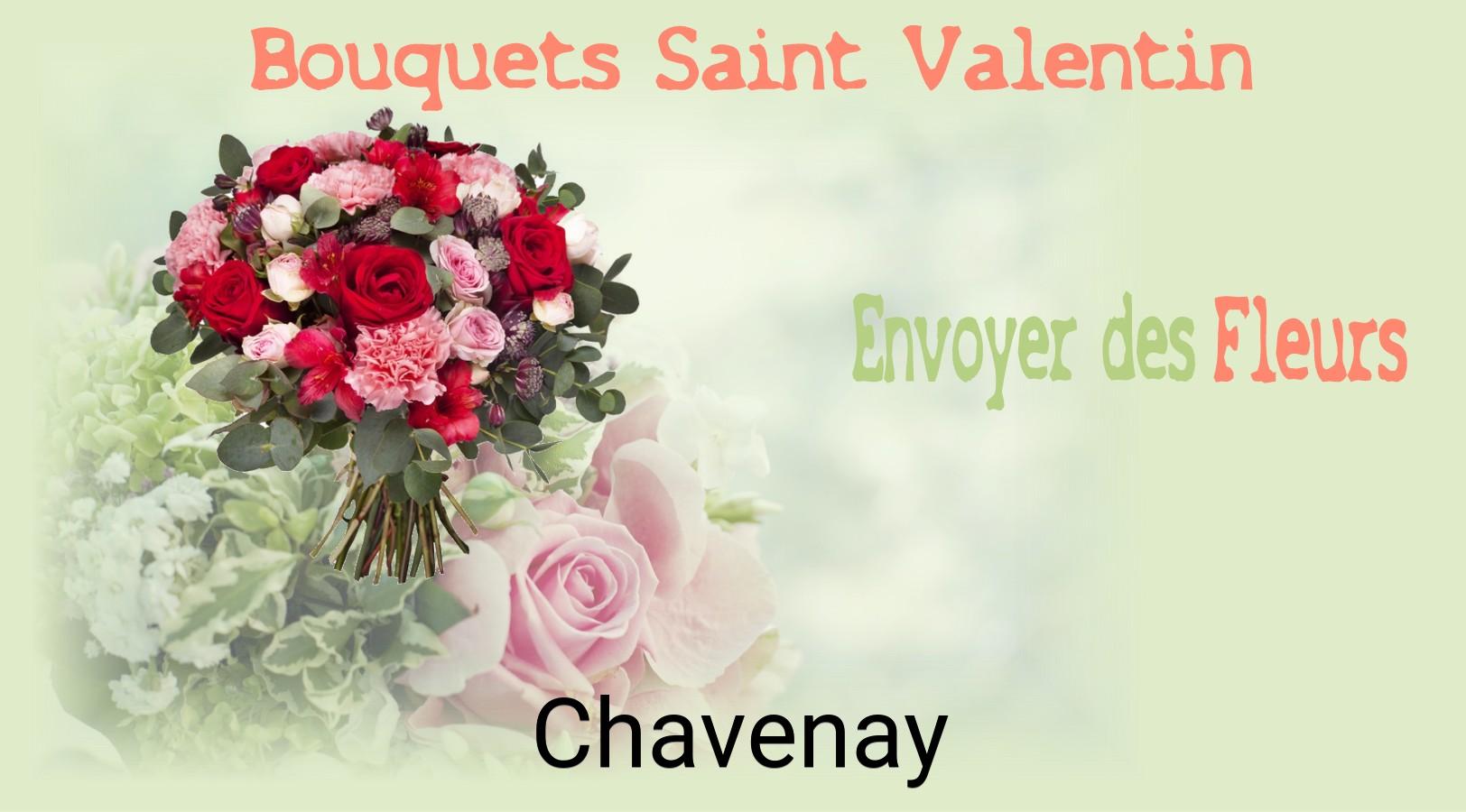 Roses de Saint-Valentin livrées à Chavenay